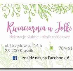 Kwiaciarnia u Jolki Jolanta Wilczopolska, Kraśnik godziny otwarcia
