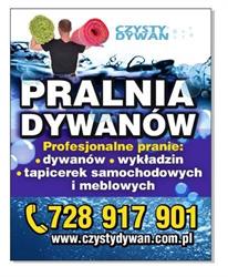 Pralnia dywanów Czysty dywan, Siedlce godziny otwarcia