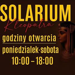 Solarium Kleopatra, Kostrzyn nad Odrą godziny otwarcia