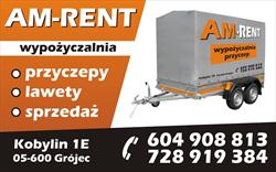 Am-rent Wypożyczalnia przyczep Grójec, godziny otwarcia