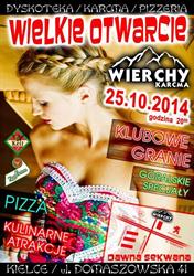 Karcma Wierchy, Kielce godziny otwarcia