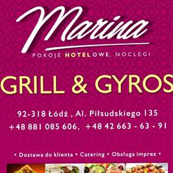 Marina Grill & Gyros, Łódź godziny otwarcia