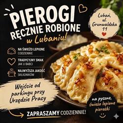Pierogi ręcznie robione - catering, Lubań godziny otwarcia