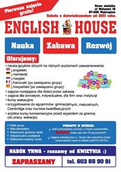 English House, Wąbrzeźno godziny otwarcia
