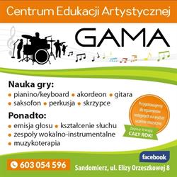Centrum Edukacji Artystycznej GAMA, Sandomierz godziny otwarcia