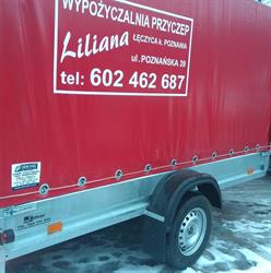Wypożyczalnia przyczep Liliana-Łęczyca, Poznań, Luboń, godziny otwarcia