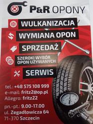 Wulkanizacja Pilchowo P&R opony, Szczecin godziny otwarcia