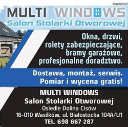 MULTI WINDOWS, Wasilków godziny otwarcia