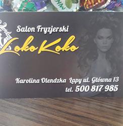 Salon fryzjerski Lokokoko, Łapy godziny otwarcia