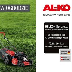 Delkon sp. z o.o. (AL-KO, Solo, Shindaiwa, Echo, Cramer, Ibea), Kędzierzyn-Koźle godziny otwarcia