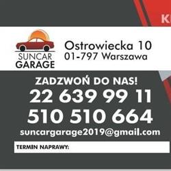 SunCar Garage, Warszawa godziny otwarcia