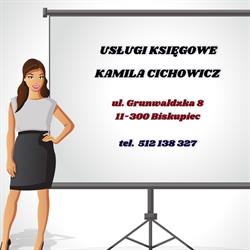 Usługi Księgowe Kamila Cichowicz, Biskupiec godziny otwarcia