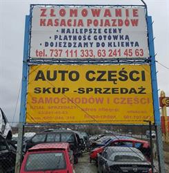 RADEX Kasacja Złomowanie samochodów Skup samochodów Konin, Brzezińskie Holendry godziny otwarcia