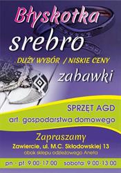 Błyskotka Zawiercie, godziny otwarcia