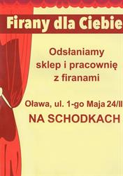Firany dla Ciebie, Oława godziny otwarcia