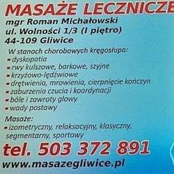 Masaże Gliwice, godziny otwarcia