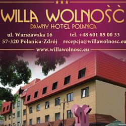 WILLA WOLNOŚĆ (dawny Hotel Polanica), Polanica-Zdrój godziny otwarcia