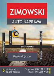 Autonaprawa Zimowski, Mosina godziny otwarcia