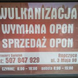 Wulkanizacja Kazek, Ropczyce godziny otwarcia