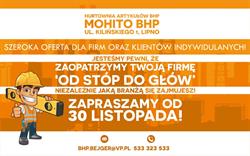 MOHITO BHP, Lipno godziny otwarcia