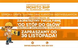 MOHITO BHP, Lipno godziny otwarcia