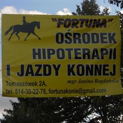 Ośrodek hipoterapii i jazdy konnej FORTUNA & JAWORKA, Tomaszówek godziny otwarcia
