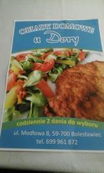 Obiady Domowe u Dory, Bolesławiec godziny otwarcia