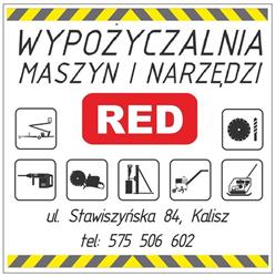 RED wypożyczalnia narzędzi i maszyn, Kalisz godziny otwarcia