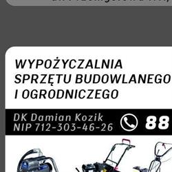 Wypożyczalnia sprzętu budowlanego i ogrodniczego Świdnik, godziny otwarcia