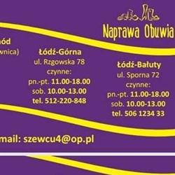 Naprawa Obuwia, Łódź godziny otwarcia