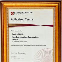 Centrum Egzaminacyjne Cambridge English Opole PL092 cambridge.opole.pl, godziny otwarcia