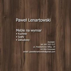 Usługi Stolarskie - Paweł Lenartowski, Granowo godziny otwarcia