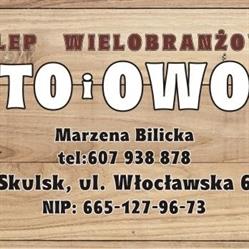 Sklep Wielobranżowy To I Owo Marzena Bilicka, Skulsk godziny otwarcia