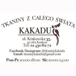 TKANINY KAKADU, Kraków godziny otwarcia