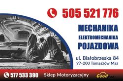 Mechanika i elektromechanika pojazdowa Jarosław Bukowski, Tomaszów Mazowiecki godziny otwarcia