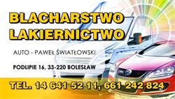 BLACHARSTWO LAKIERNICTWO AUTO - Paweł i Łukasz Światłowski, Podlipie godziny otwarcia