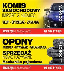 F.H.U Dorota OPONY /Mechanika pojazdowa / Przygotowanie aut do sprzedaży, Jastrząb godziny otwarcia