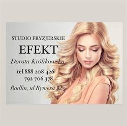 Studio Fryzjerskie EFEKT Dorota Królikowska, Radlin godziny otwarcia