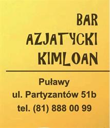 Bar azjatycki Kim Loan, Puławy godziny otwarcia