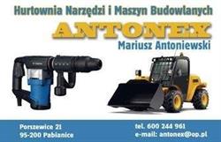 Hurtownia Narzędzi i Maszyn Budowlanych Antonex, Porszewice godziny otwarcia