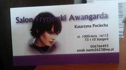 SALON Fryzjerski Awangarda, Stargard godziny otwarcia