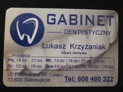 Krzyżaniak Łukasz, lek. med. Prywatna praktyka lekarska, Świnoujście godziny otwarcia