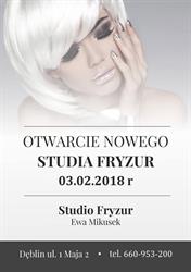 Studio Fryzur - Ewa Mikusek, Dęblin godziny otwarcia
