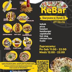 Kebar Bar Kebab, Skaryszew godziny otwarcia
