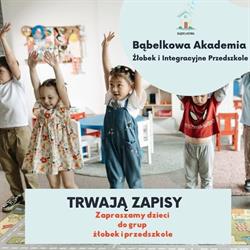 Bajkowa Akademia. Żłobek i Przedszkole włączające, Łomianki godziny otwarcia