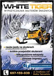 WHITE TIGER wypożyczalnia skuterów śnieżnych, Białka Tatrzańska godziny otwarcia