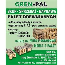 Skup Palet GREN-PAL Eugeniusz Grabarczyk, Daszyna godziny otwarcia