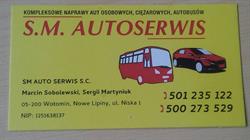 SM AUTOSERWIS, Nowe Lipiny godziny otwarcia