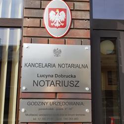 Kancelaria Notarialna Lucyna Dobrucka notariusz w Proszowicach, Proszowice godziny otwarcia