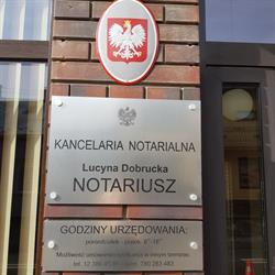 Kancelaria Notarialna Lucyna Dobrucka notariusz w Proszowicach, Proszowice godziny otwarcia